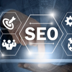 Search Engine Banner with text "SEO"